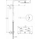 Termostatinė dušo sistema Ideal Standard Ceratherm T125, chromas